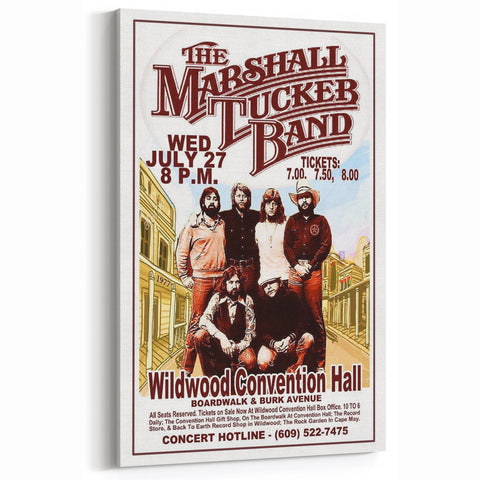 The Marshall Tucker Band Concert Poster – Vintage 1977 Tour Art