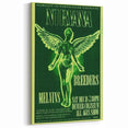 Nirvana Concert Poster - Retro Green Aesthetic - Vintage Rock Art Print