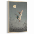 Vintage Animal Art - Ducks in Flight Illustration - Retro Animal Prints