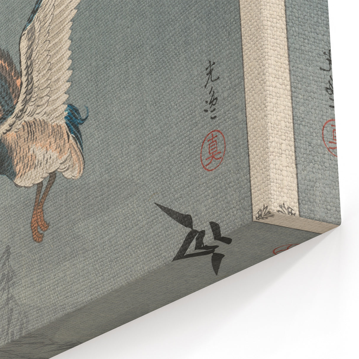 Vintage Animal Art - Ducks in Flight Illustration - Retro Animal Prints