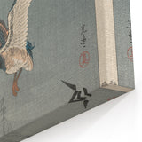 Vintage Animal Art - Ducks in Flight Illustration - Retro Animal Prints