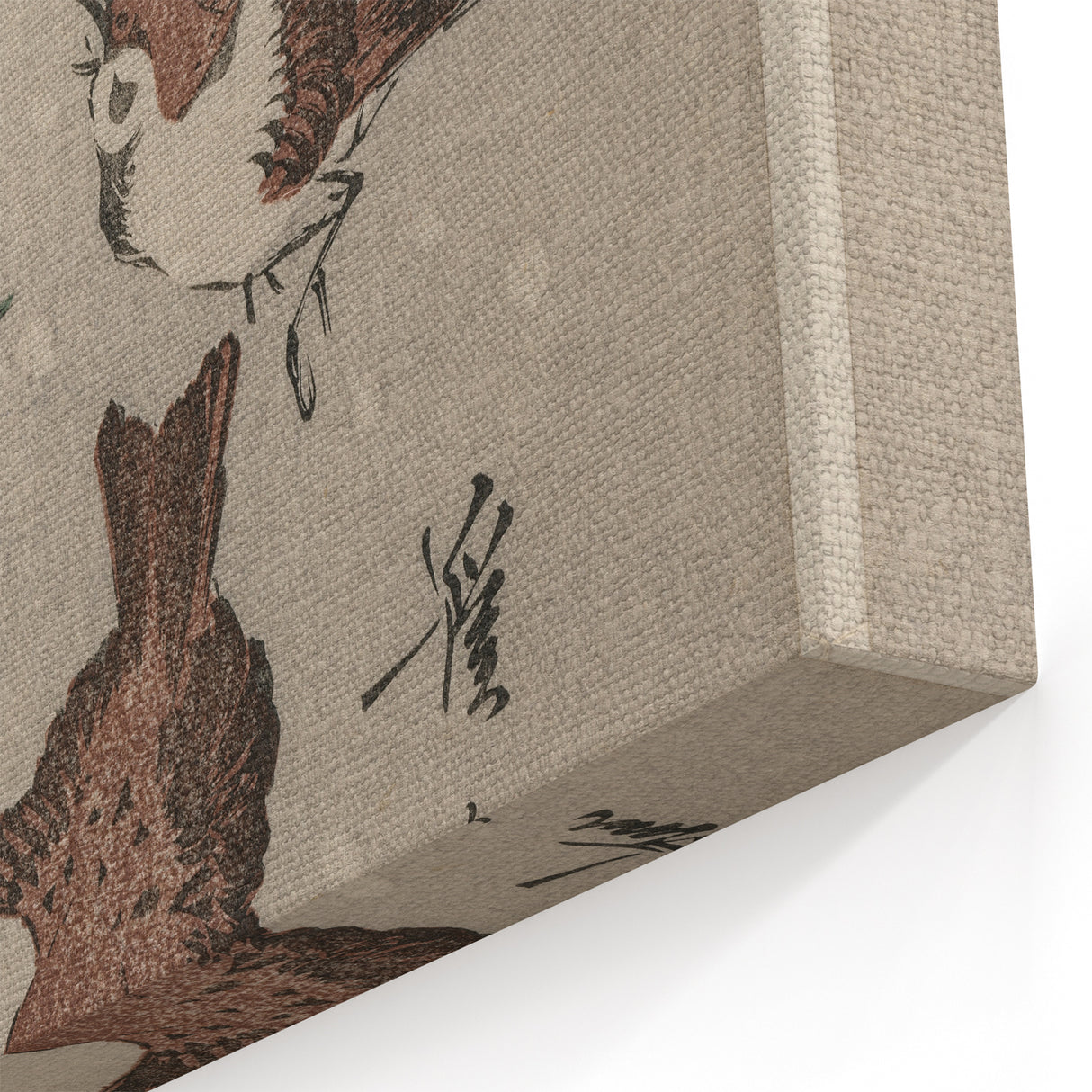 Vintage Animal Art - Birds in Flight with Bamboo - Retro Animal Prints