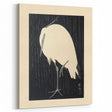 Vintage Animal Art - Heron in the Rain - Retro Animal Prints