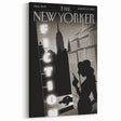 Vintage New Yorker Poster – Noir Fiction Scene Art Print