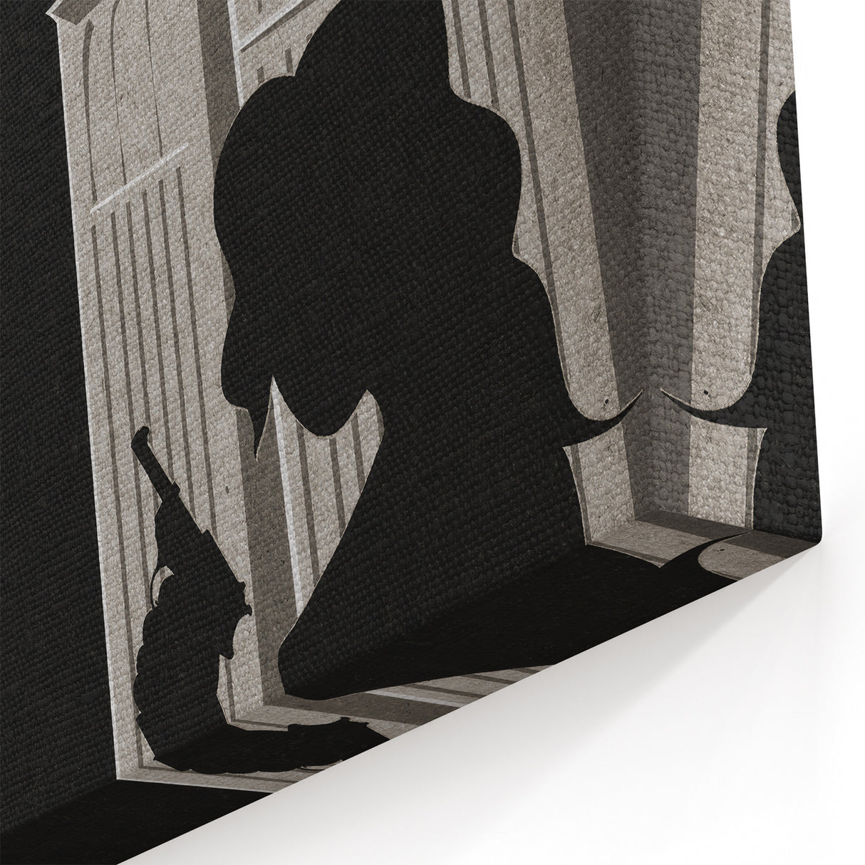 Vintage New Yorker Poster – Noir Fiction Scene Art Print