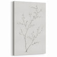 Vintage Botanical Art Print: Elegant Floral Sketch in Neutral Tones
