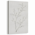 Vintage Botanical Art Print: Elegant Floral Sketch in Neutral Tones