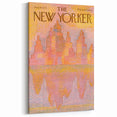 Vintage New Yorker Poster – Abstract Cityscape Art Print