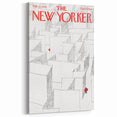 Vintage New Yorker Poster – Heart in the Maze Art Print