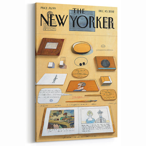 Vintage New Yorker Poster – Stepan Steinberg Art Collage Print