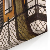 Vintage New Yorker Poster – Urban Fire Escape Alley Art Print