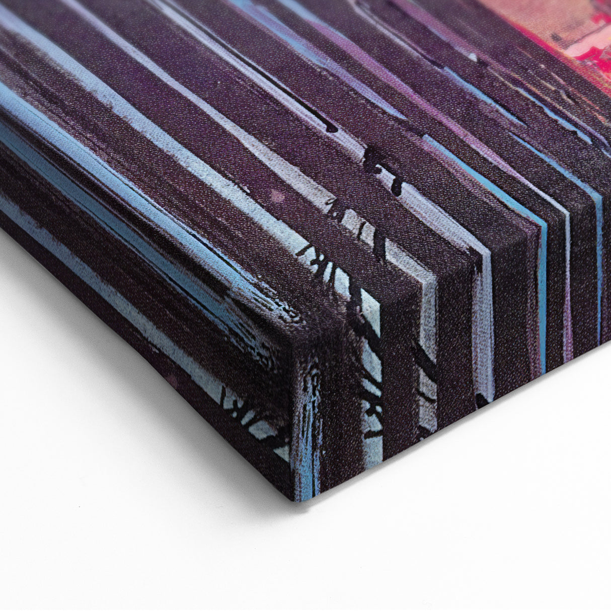 Vintage New Yorker Poster – Sunset Over New York City Art Print