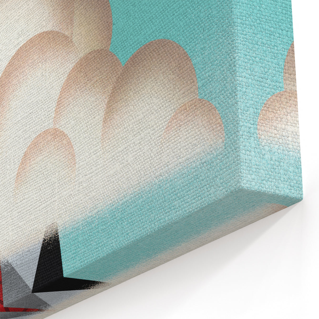 Vintage New Yorker Poster – Surreal Man in the Clouds Art Print