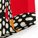 Vintage New Yorker Poster – Polka Dot Dress & Bold Red Background