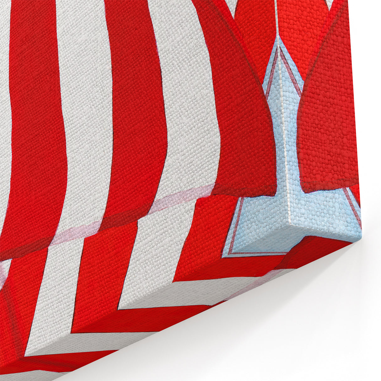 Vintage New Yorker Poster – American Flag in the Wind Art Print