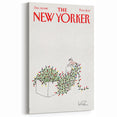 Vintage New Yorker Poster - Iconic Christmas Lights Illustration