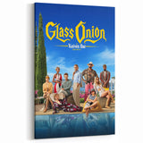 Glass Onion 2020s Vintage Movie Poster - Retro Film Art Print