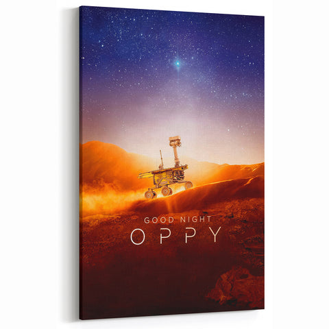 Good Night Oppy 2020s Vintage Movie Poster - Retro Film Art