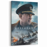 Greyhound 2020s Vintage Movie Poster - Retro Film Art Print