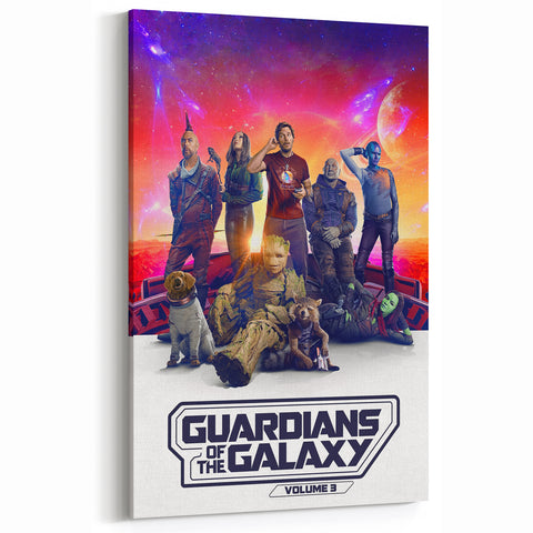 Guardians of the Galaxy 3 2020s Vintage Movie Poster Print