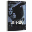 Vintage 60s Movie Poster – Le Trou Noir Crime Film Print