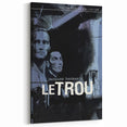 Vintage 60s Movie Poster – Le Trou Noir Crime Film Print