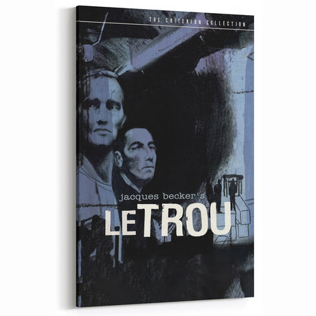 Vintage 60s Movie Poster – Le Trou Noir Crime Film Print