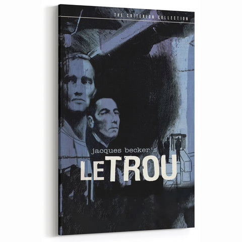 Vintage 60s Movie Poster – Le Trou Noir Crime Film Print