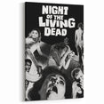 1960s Movie Posters Night of the Living Dead Retro Horror Film Print