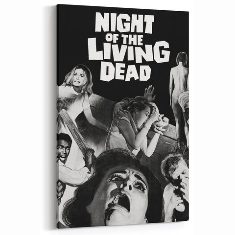 1960s Movie Posters Night of the Living Dead Retro Horror Film Print