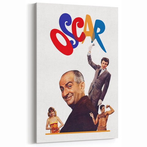 1960s Movie Posters Oscar Vintage French Comedy Film Print