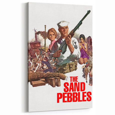 The Sand Pebbles 1960s Movie Poster – Vintage Film Art Print