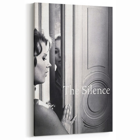 The Silence 1960s Movie Poster – Vintage Film Noir Wall Print