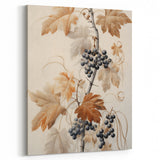 Vintage Botanical Art Prints – Antique Grapevine Floral Illustration