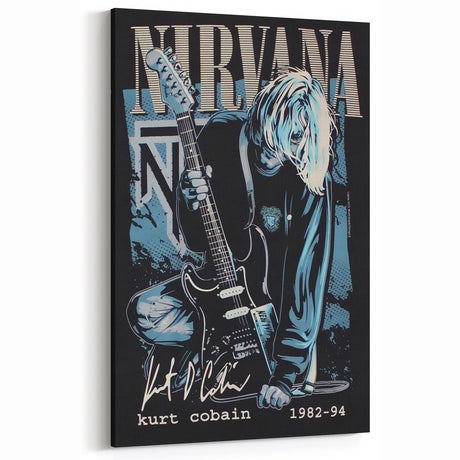 Nirvana Poster - Classic Retro Wall Art for Music Lovers