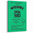 Nirvana 1989 Concert Poster - Vintage Retro Wall Art for Music Fans