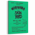 Nirvana 1989 Concert Poster - Vintage Retro Wall Art for Music Fans