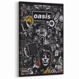 Oasis Collage Poster - Retro Art for Music Fans