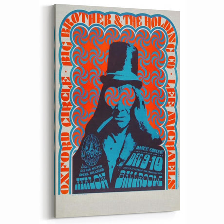 Oxford Circle Concert Poster - Retro Psychedelic Art for Collectors