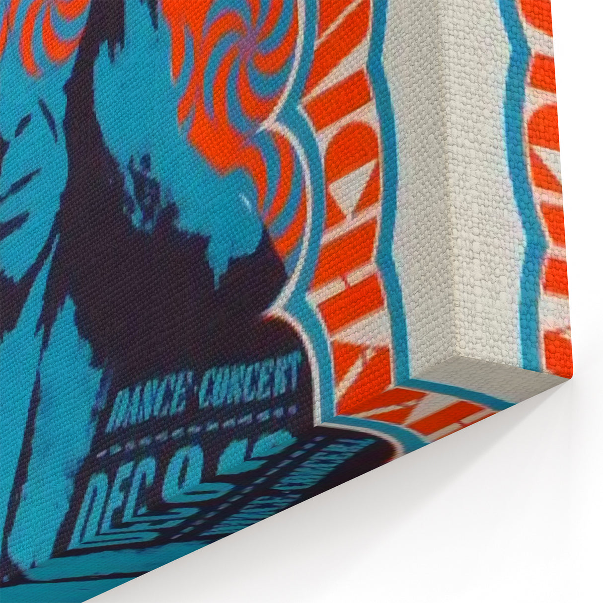 Oxford Circle Concert Poster - Retro Psychedelic Art for Collectors