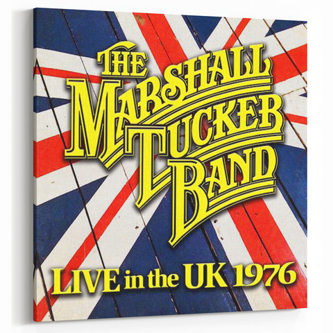 Marshall Tucker Band Live in the UK 1976 Poster - Retro Rock Art