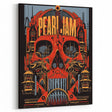 Pearl Jam Concert Poster - Retro Rock Art with Bold Graphics