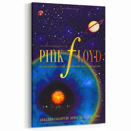 Pink Floyd 1994 Oakland Coliseum Concert Poster - Redefining Stadium Spectacular