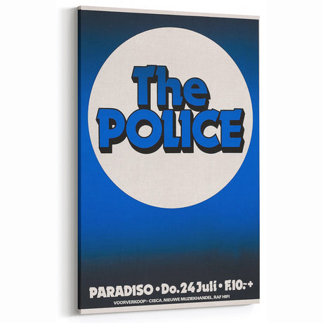 The Police 1980 Paradiso Concert Poster - Vintage Music