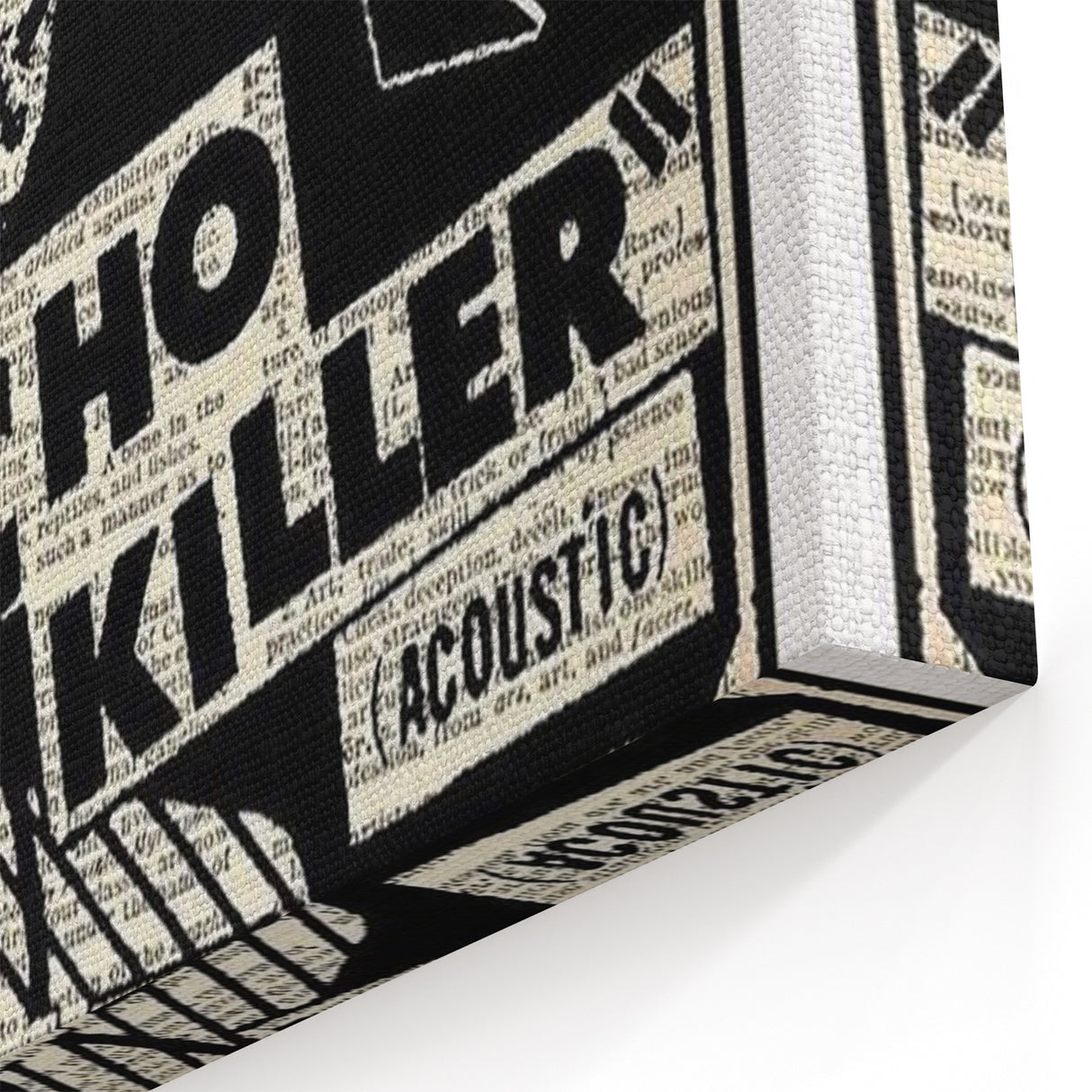 Talking Heads Psycho Killer Acoustic 1977 Concert Poster