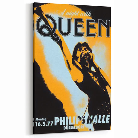 Queen Retro Poster Art - Vintage Concert Print - Iconic Rock Poster