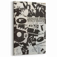 Radiohead Retro Poster - Black and White Collage - Vintage Music Art