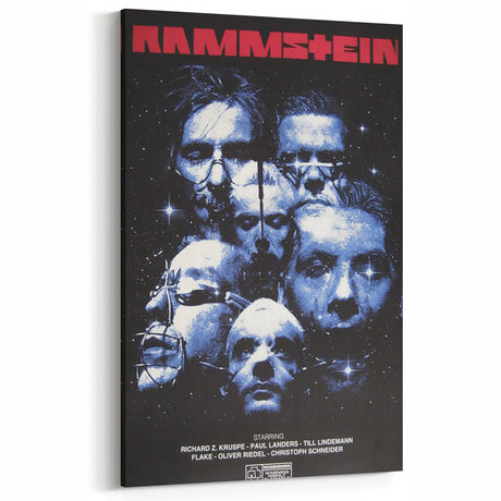 Rammstein Retro Poster - Cosmic Band Art - Vintage Concert Print