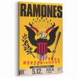 Ramones Retro Poster - Mondozero Tour 1992 - Vintage Concert Art
