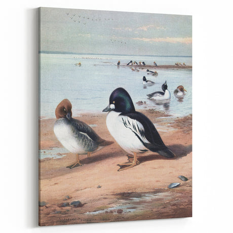 Vintage Animal Art – Handcrafted Duck Illustration Wall Decor